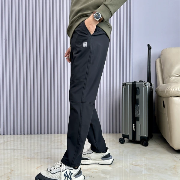 113夏季休闲户外运动长裤男款直筒薄款宽松速干裤弹力透气百搭