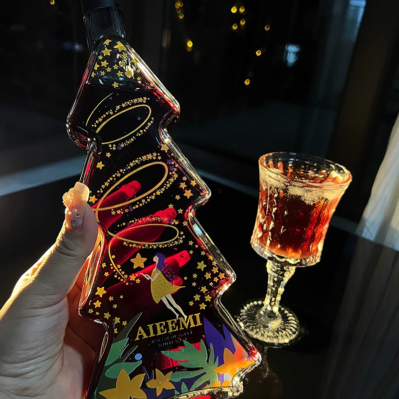 哎蜜许愿树红酒冰红冰白红酒12度冰白红葡萄酒500ml半甜红白