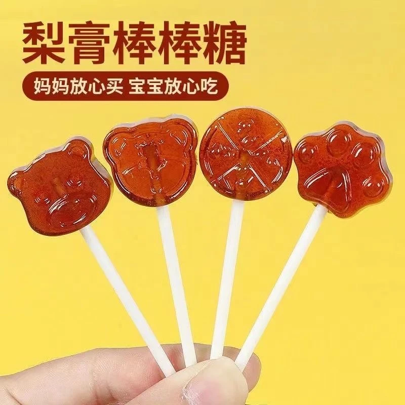 秋梨膏棒棒糖糖果网红甘甜即食解馋换季追剧休闲小零食品健康食品