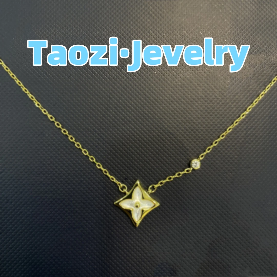 铜合金项链 四角星项链D6231