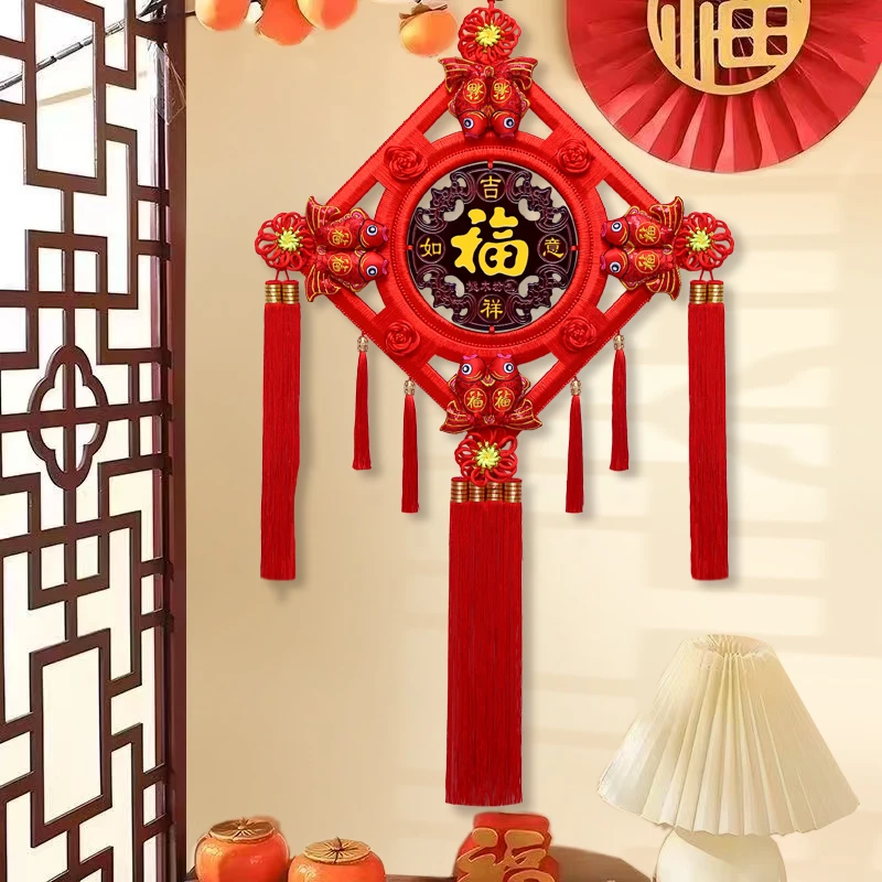 新款文创好物【福满满】中国结经典款挂件客厅号福字乔迁玄关背景墙
