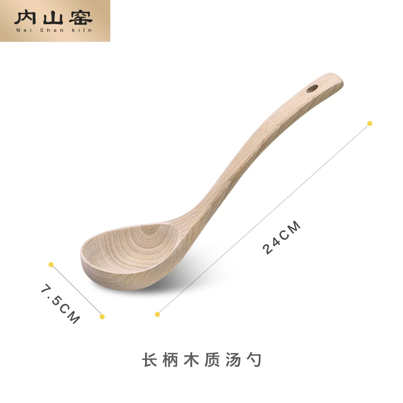 饭勺子木汤勺木制汤勺爆款商品炒菜家用长柄木质无漆喝汤盛汤盛粥