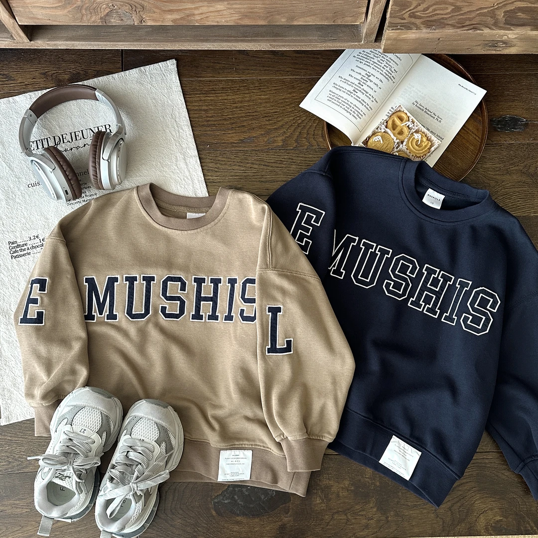 【2024新款】阿又织里春夏童装儿童男童高能感日系耐看卫衣99070C