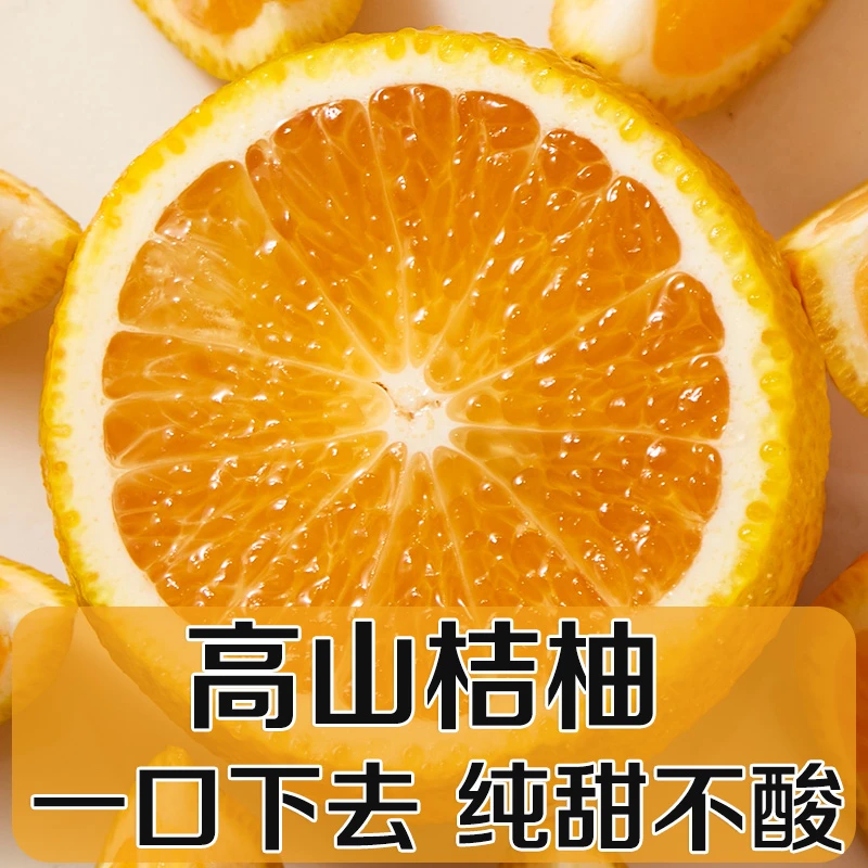 福建桔柚橘柚甜心柚5斤橘子建阳贡柚新鲜水果