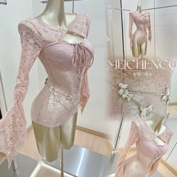 美辰舞服2025夏季新款摩登舞成人拉丁舞服装2025新款秋冬舞蹈服