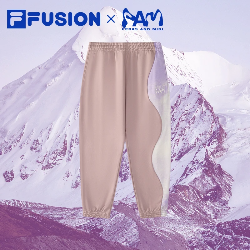 Fila/斐乐P.A.M联名针织休闲裤女款冬季款束脚运动裤舒适长裤