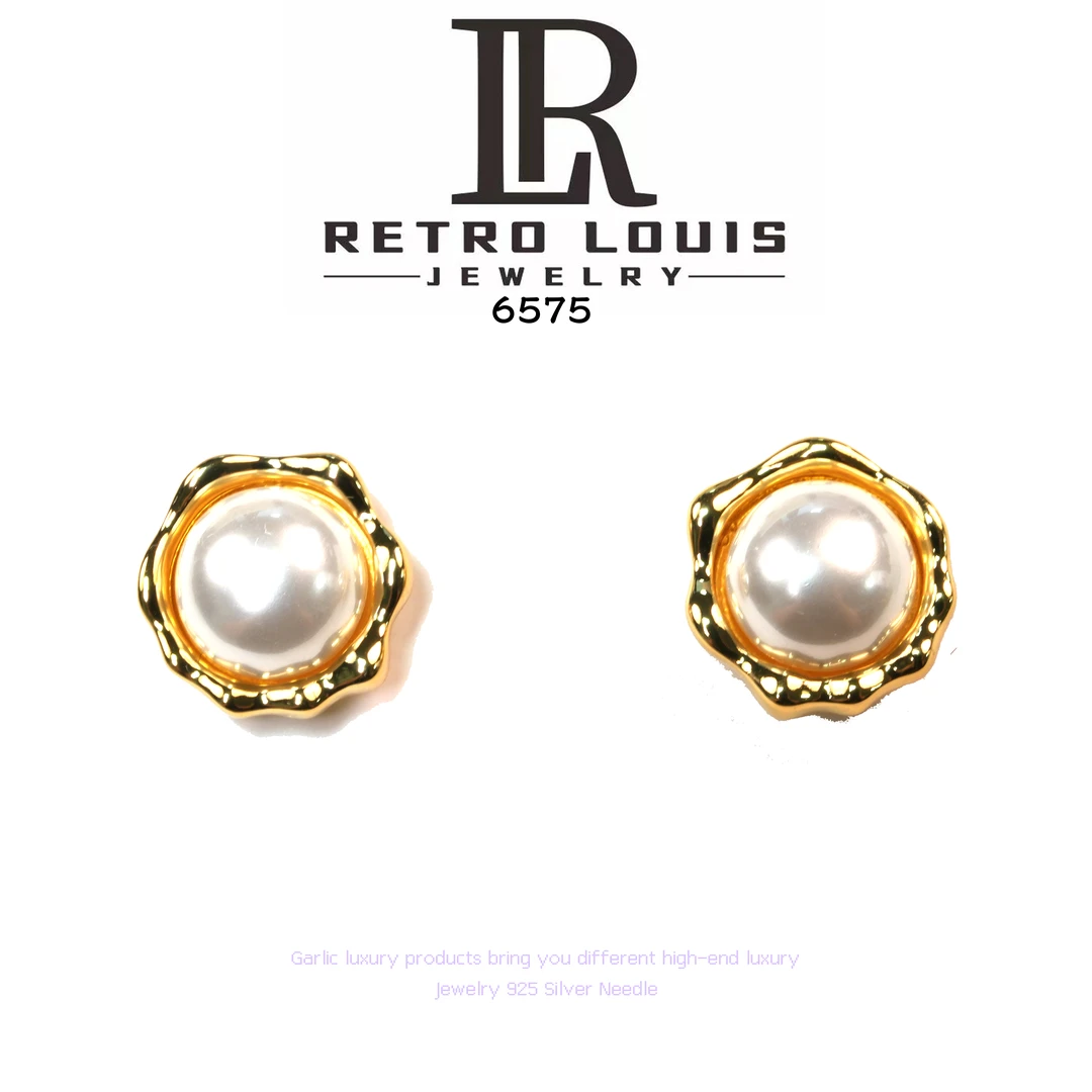 铜合金耳饰 RETRO LOUIS 耳饰~6575