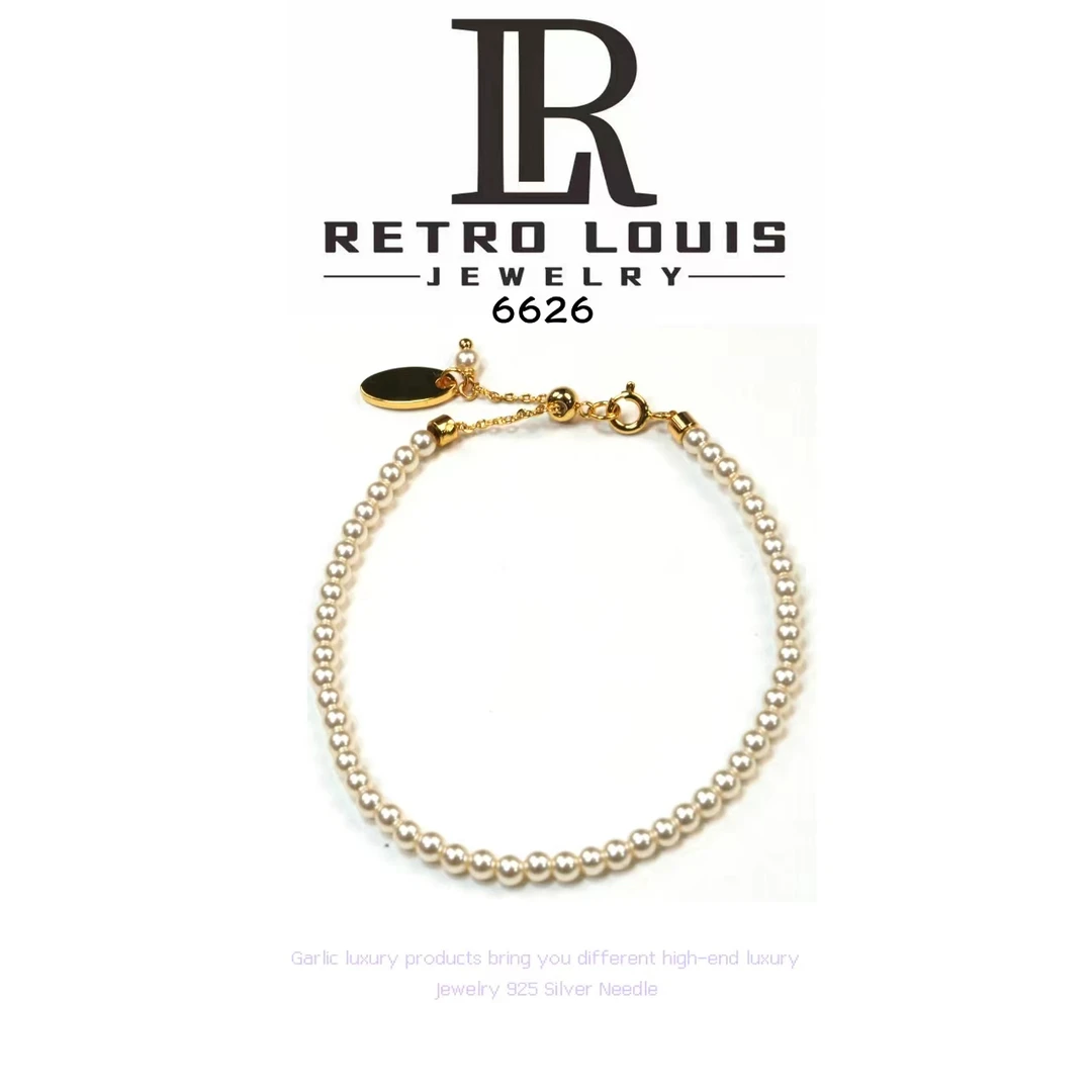 铜合金手链 RETRO LOUIS 手链~6626（17+3cm）