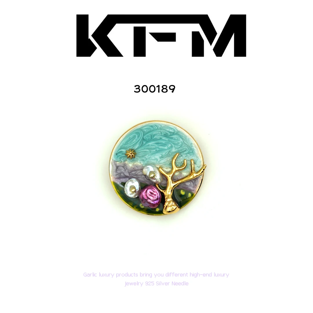 铜合金胸针 KFM胸针~300189    X