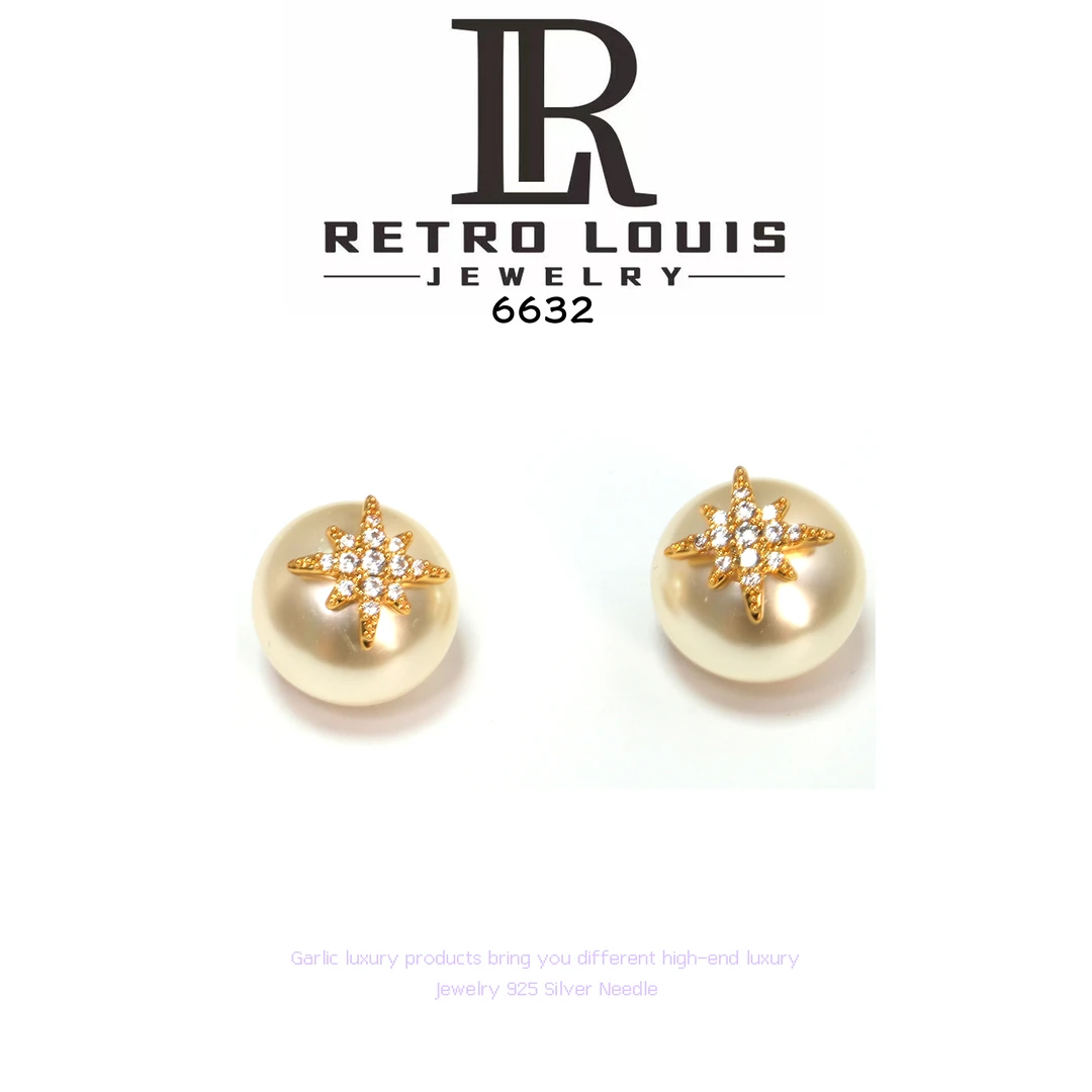 铜合金耳饰 RETRO LOUIS耳饰-6632