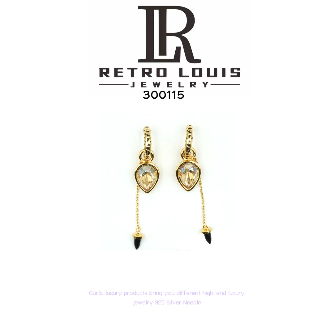 铜合金耳饰 RETRO LOUIS 耳饰~300115       X