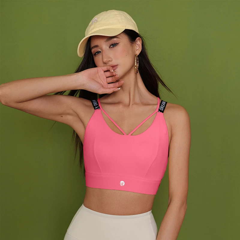 DK【翠花专属】薄款性感聚拢运动内衣速干高强度欧美跑步文胸1097
