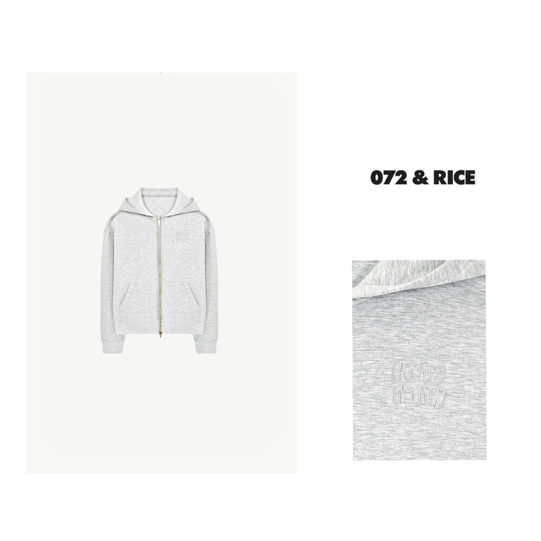 072 & RICE【NN7】秋季休闲连帽拉链长袖外套 BA019Z 117FF