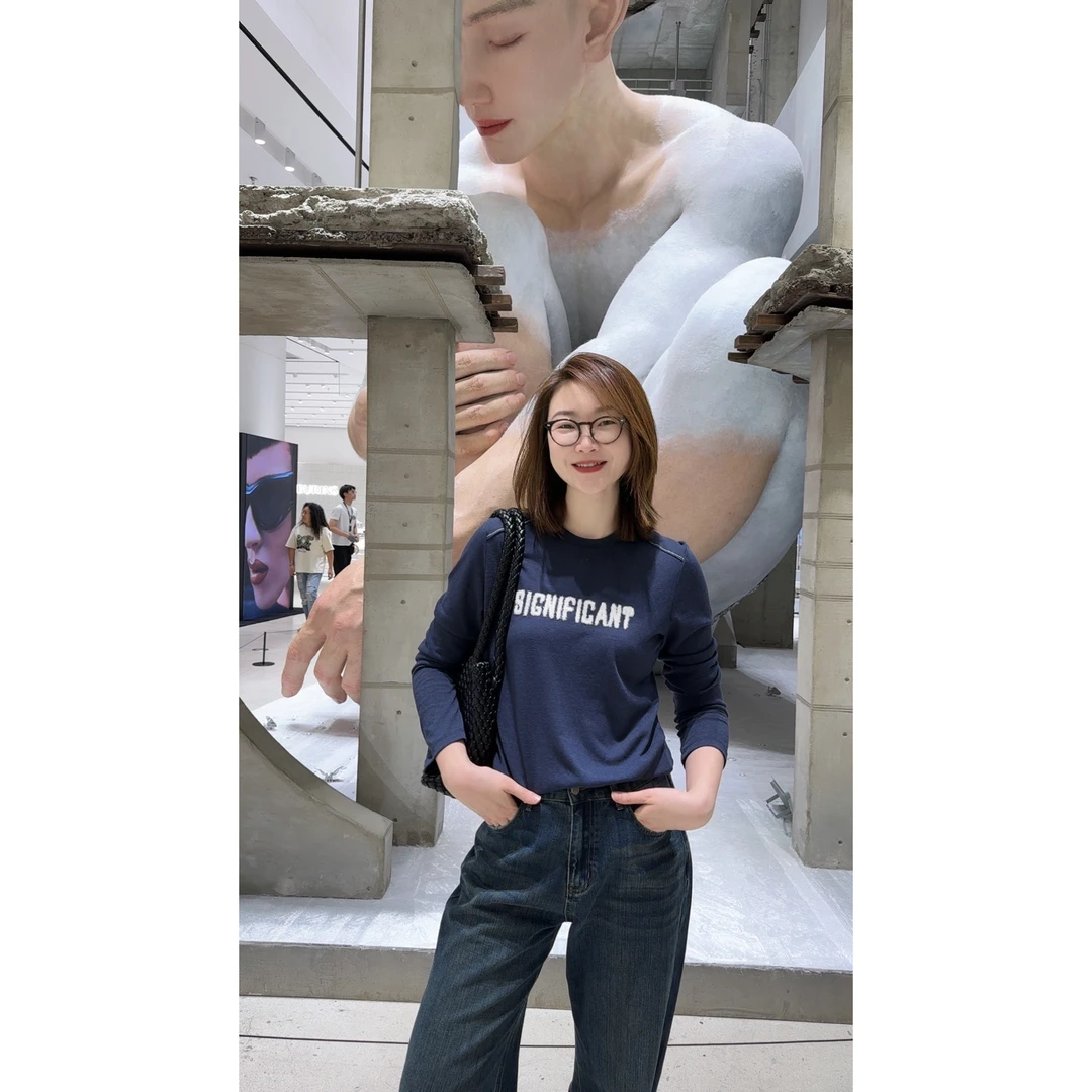 072 & RICE【西海岸】休闲圆领长袖上衣 31XD37 FF