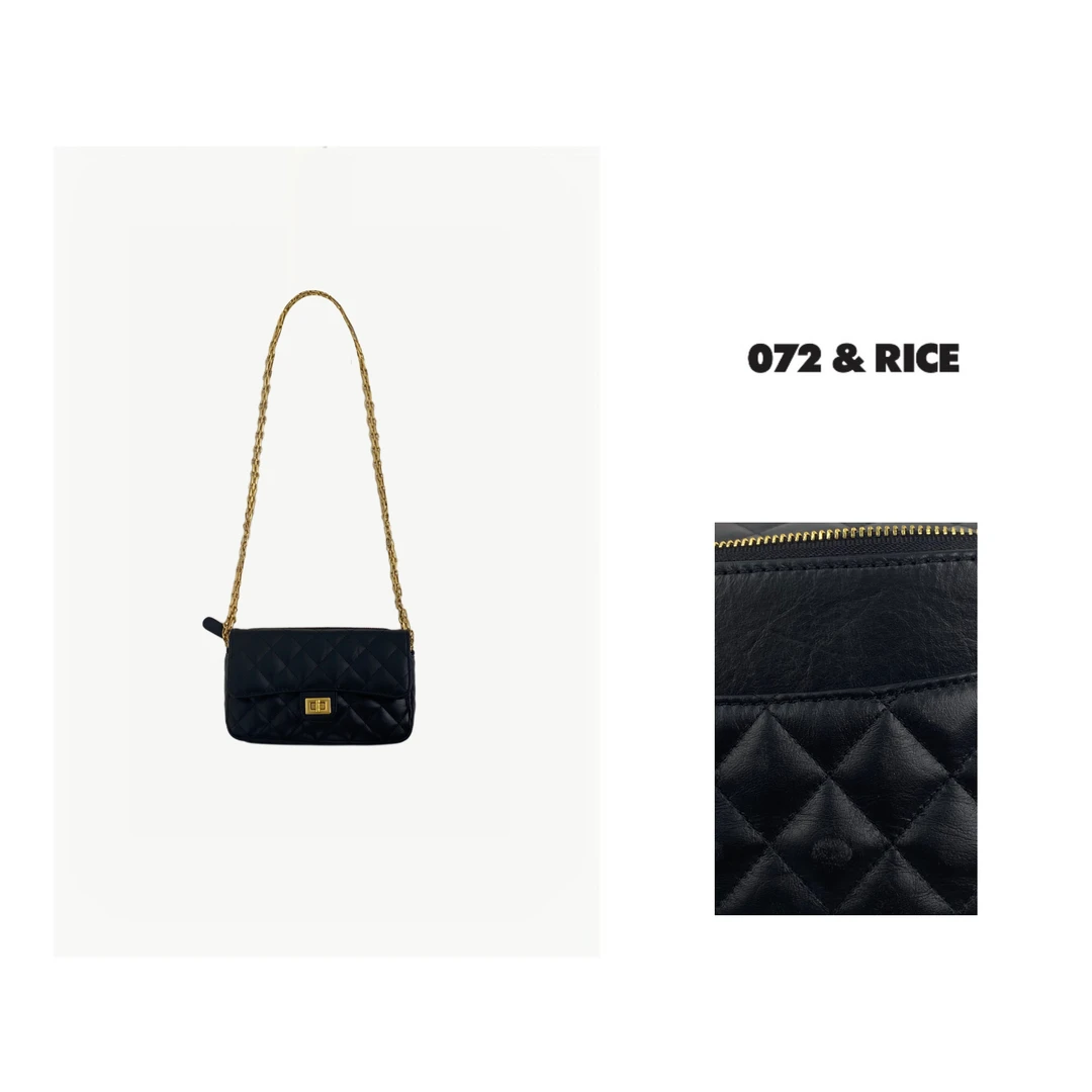 072 & RICE【香香2合1】简约百搭时尚单肩斜挎包 22252