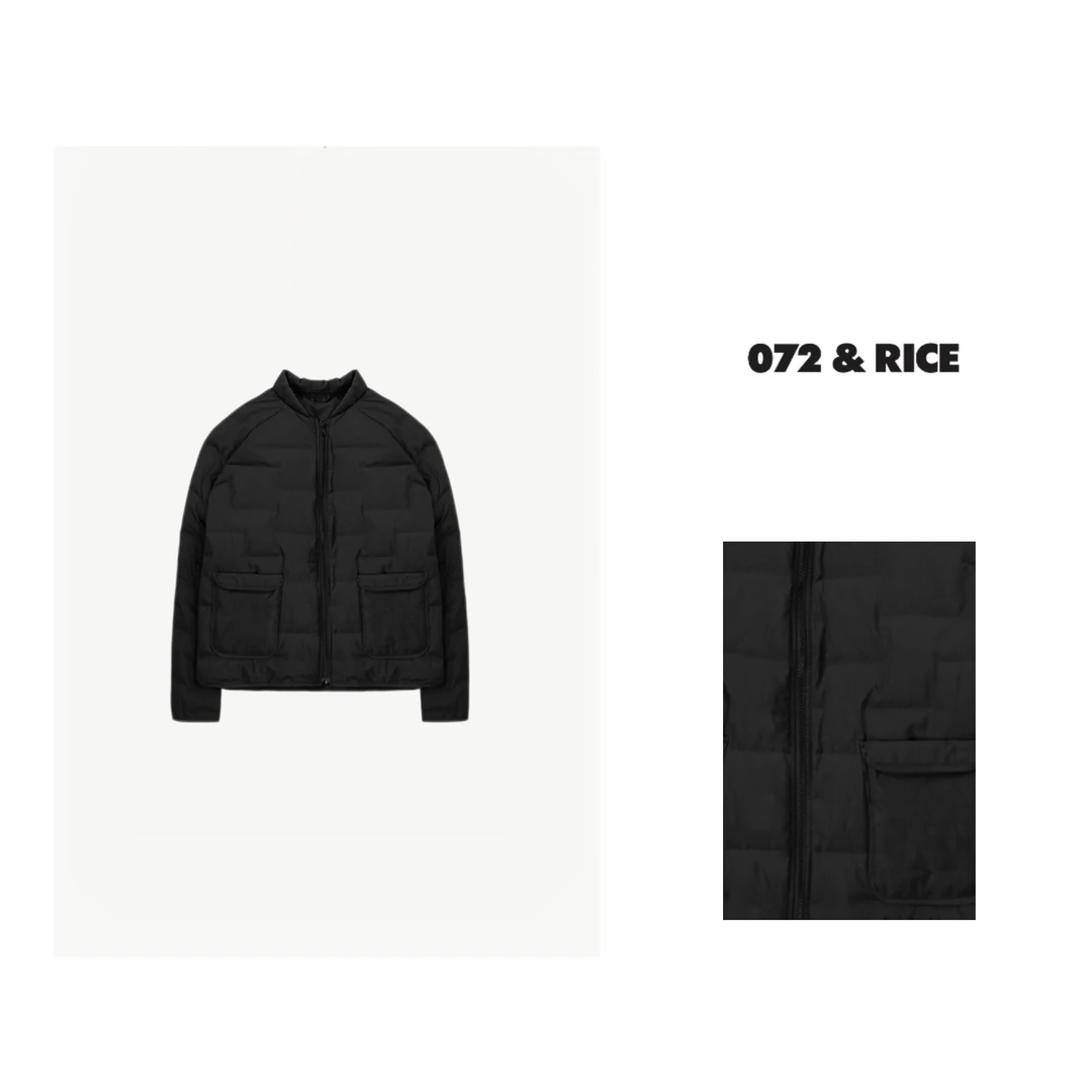 072 & RICE【乐高】秋冬休闲圆领拉链长袖羽绒服 MLK28384051
