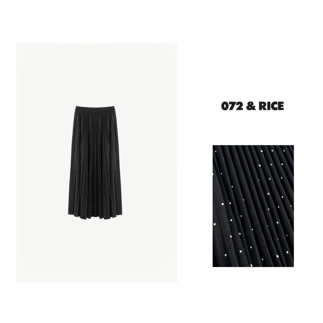 072 & RICE【满天星裙】夏季休闲松紧腰半身裙 MZ11919 FF