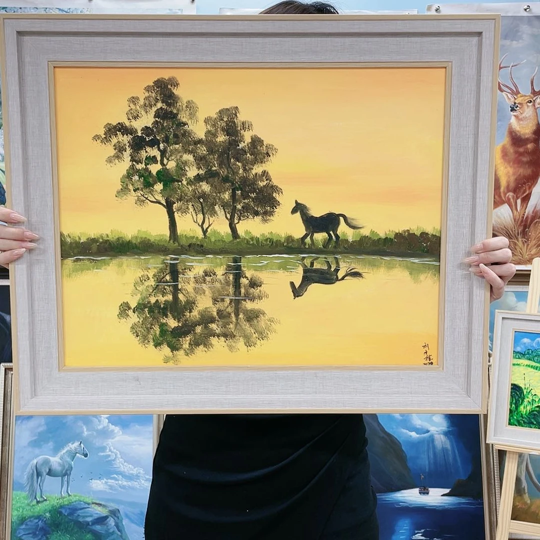 绘画刘文桂油画作品音浩