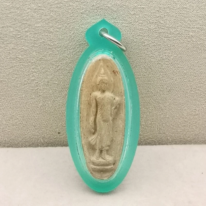 泰国特色手工艺泥塑西瓦里行走佛吊坠颈饰精美时尚轻奢小众挂件