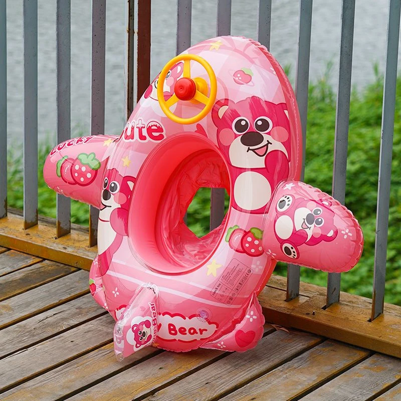 儿童游泳圈宝宝坐圈飞机泳圈男女童1-3-5岁救生圈婴幼儿小孩浮圈