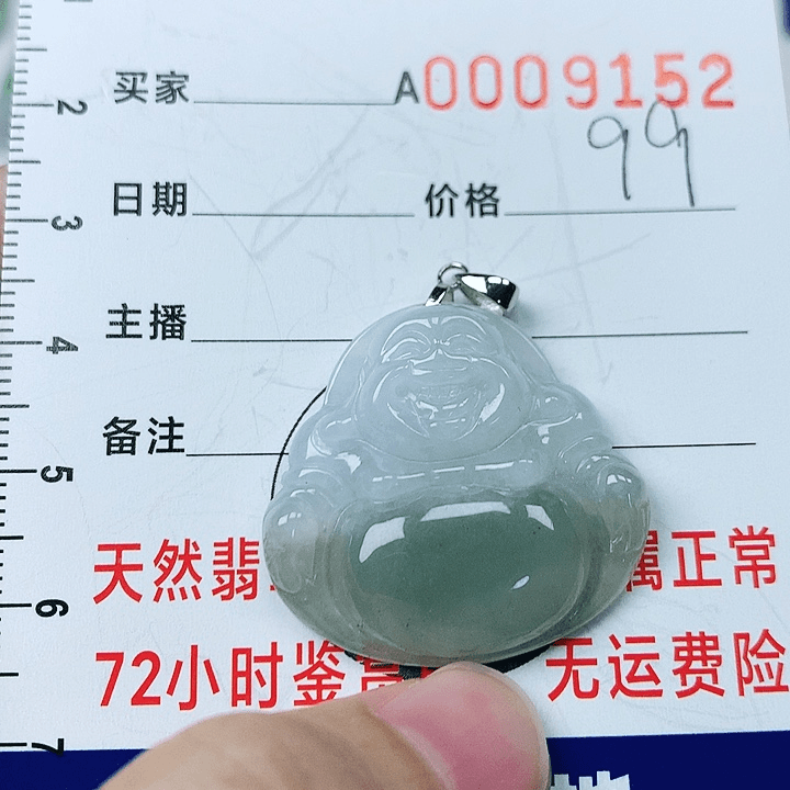 翡翠颈饰银S925镶嵌翡翠