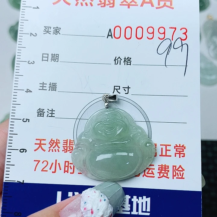翡翠颈饰银S925镶嵌翡翠