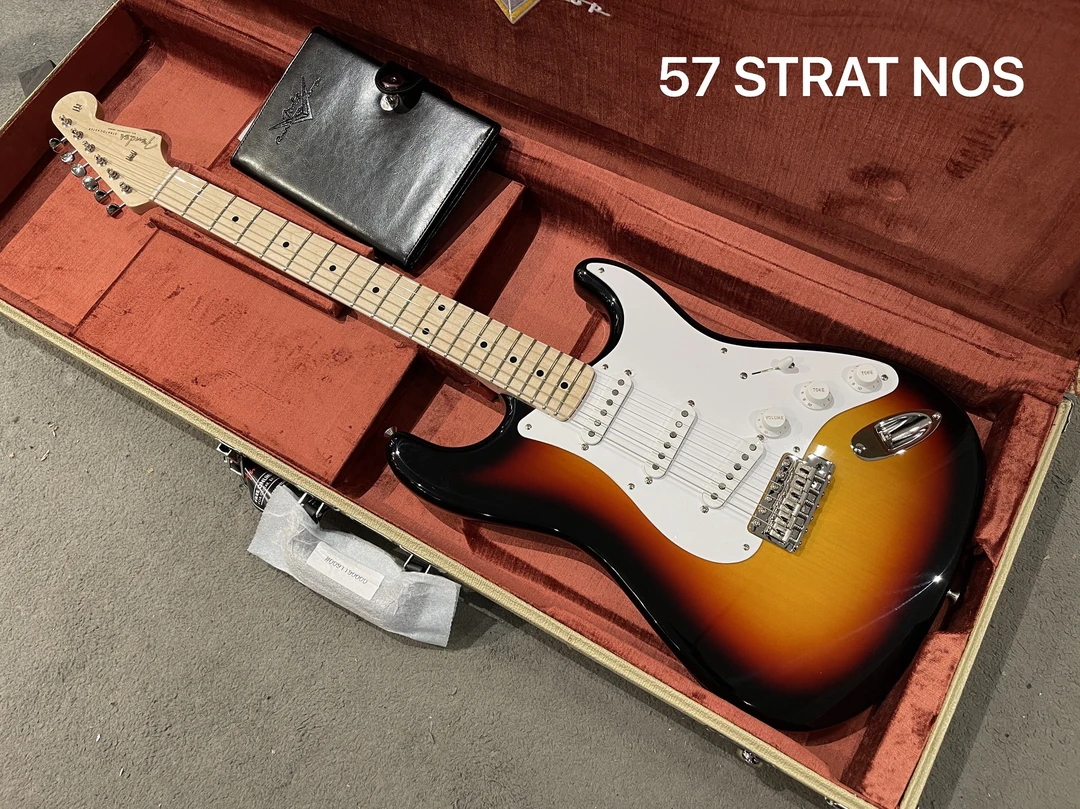 Fender custom shop 57nos电吉他日落色