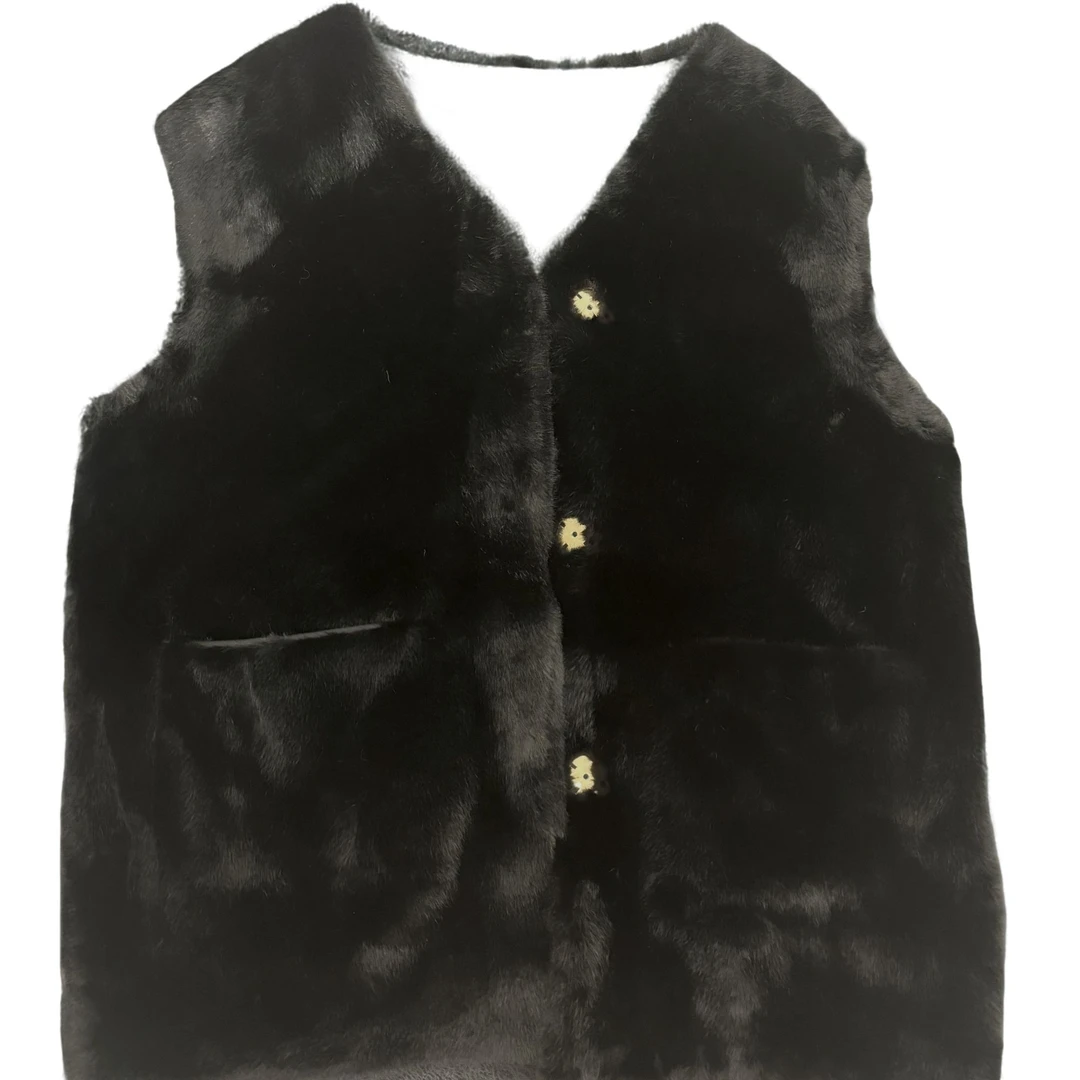 《SI JI 北欧暖冬》2431工字型显瘦一体马甲洋气女款通勤时尚女士