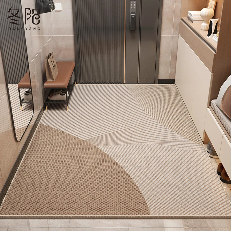 简约可裁剪吸水脚垫家用玄关防滑地垫入户门地毯