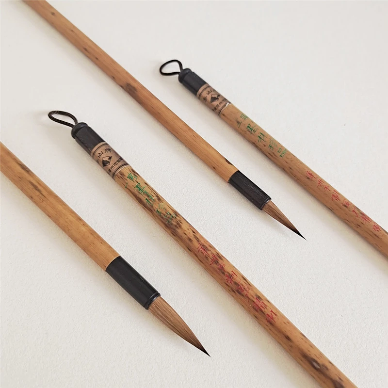 墨林珍品精品纯狼毫毛笔米芾二王小楷书法专用上等狼毫毛笔千字文