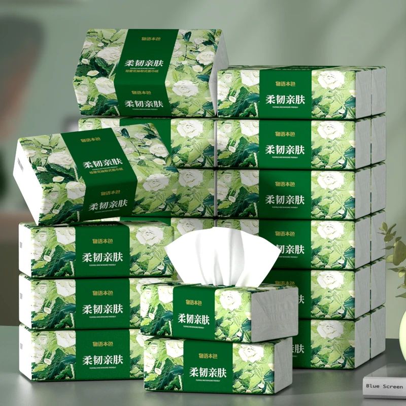 【超哥专属】物语本色桔梗花大规格加厚5层柔软亲肤家用纸巾 30包