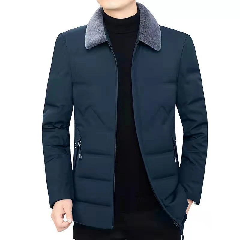 波司登中老年羽绒服男士2023年新款时尚轻薄短款秋冬季商务加厚保