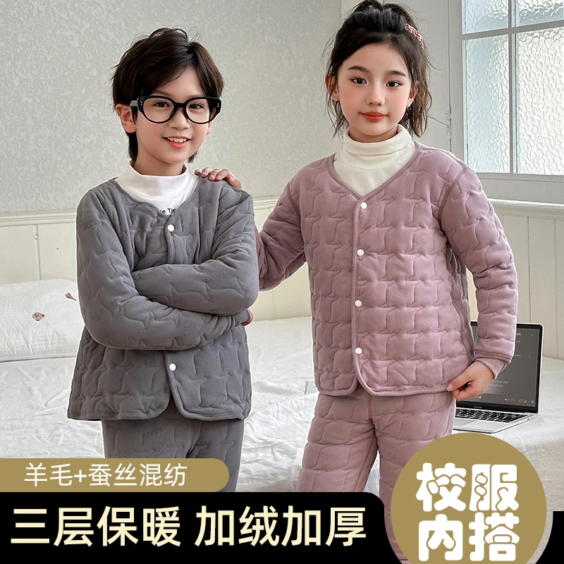 儿童棉服内胆棉衣学生校服神器男童女童保暖上衣小棉袄外套可外穿