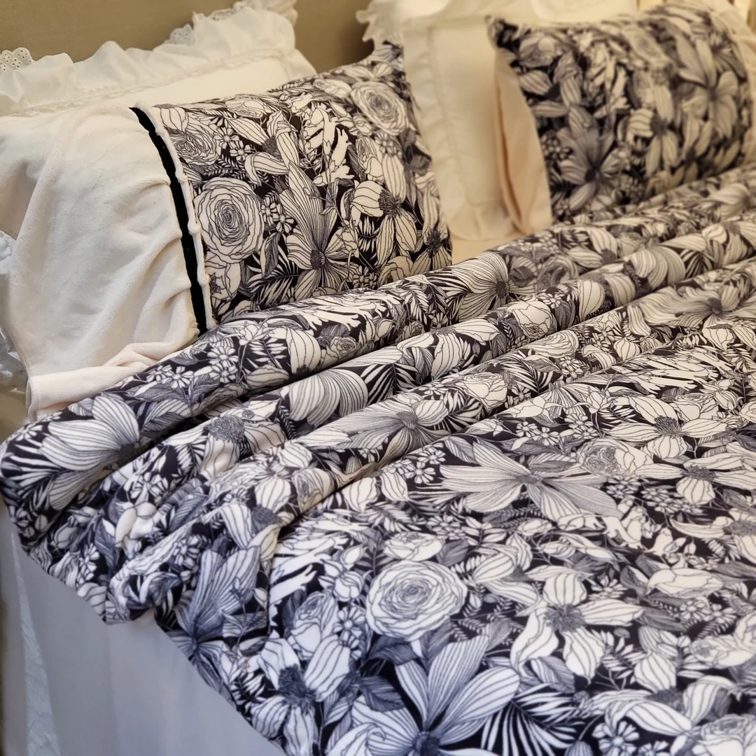 【小冲冲】莫奈花园 复古四件套  牛奶绒 法式简约 加厚床上用品