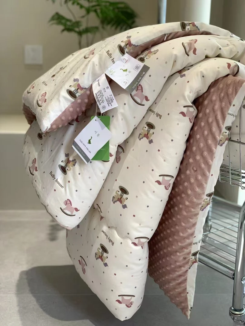 【于家大小姐】【豆豆被】2024设计师款长绒棉豆豆被可机洗