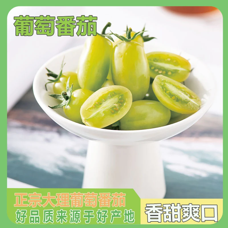 春沐源绿色樱桃小番茄新鲜多汁现摘爽口清甜2斤3斤产地直发