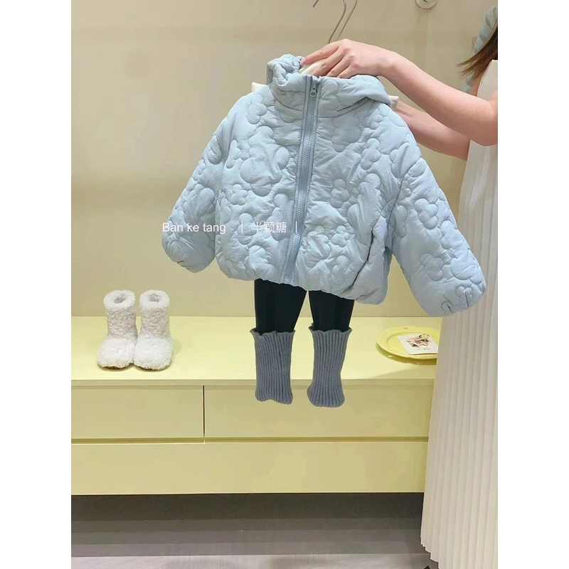 （no退no换）儿童棉服外套2024秋冬新款韩版童装女童连帽两件套