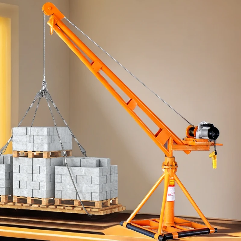 电动小吊车家用吊机小型提升机建筑装修升降机220v吊架起重电葫芦