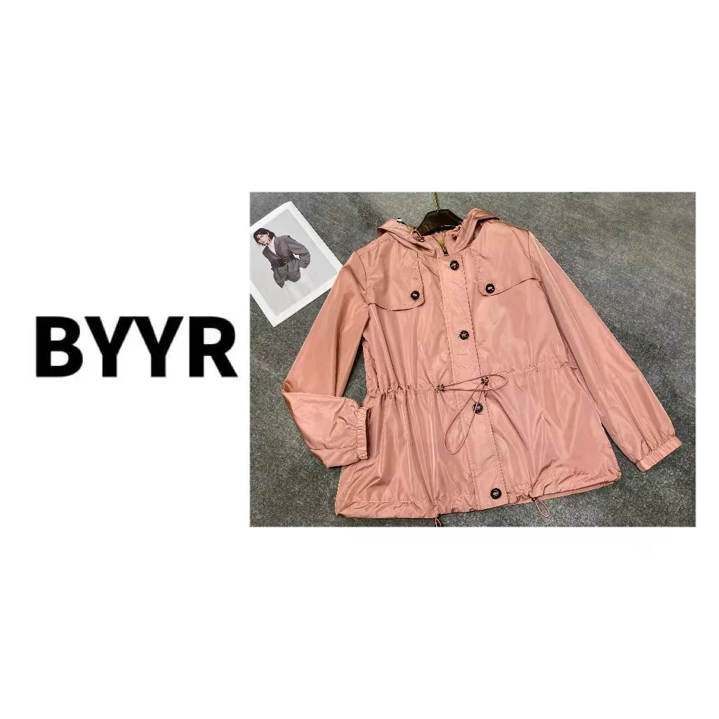 BYYR高定系列早春收腰款风衣（深6619）