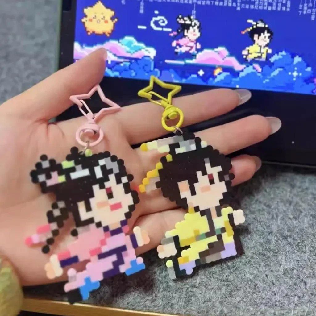 【永夜星河】拼豆挂件凌妙妙慕子期周边可爱马赛克亚克力钥匙扣Mdg