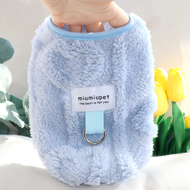 宠物小狗狗衣服牵引小型犬冬季雪纳瑞比熊泰迪秋装秋冬款