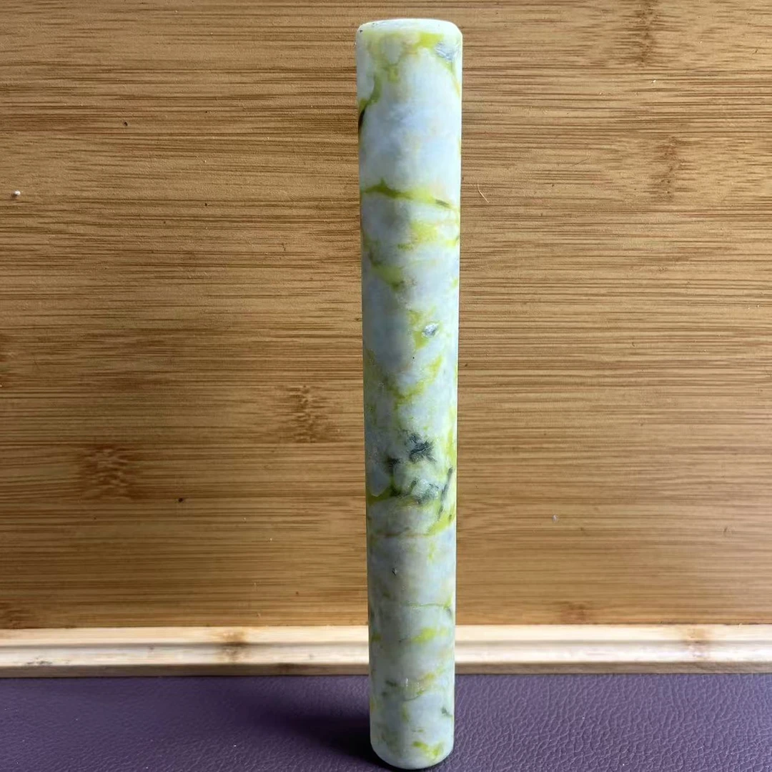 【祥呈珠宝福利】蛇纹石玉石多样性随机发精美擀面杖