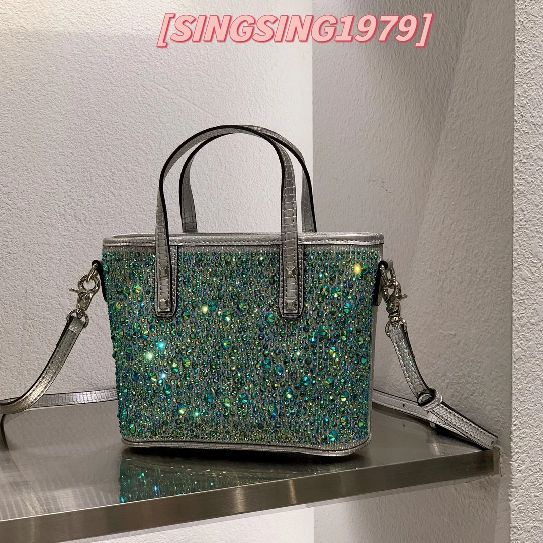 SINGSING1979（星钻菜篮子）正品小众设计师系列手工定制满钻包包