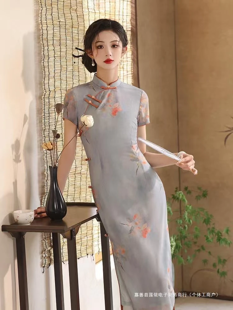 不要看图片/按编号拍衣服/S-4XL/衣长125全开襟古法旗袍/断码高货