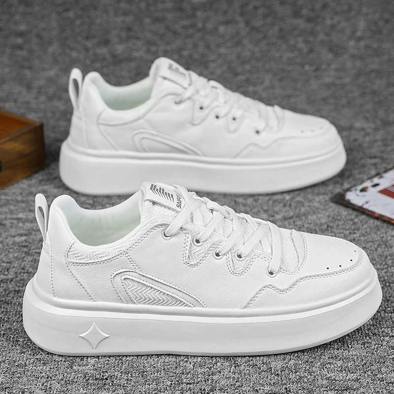 EDENBO/爱登堡秋冬新款休闲透气小白鞋百搭休闲鞋运动男鞋板鞋