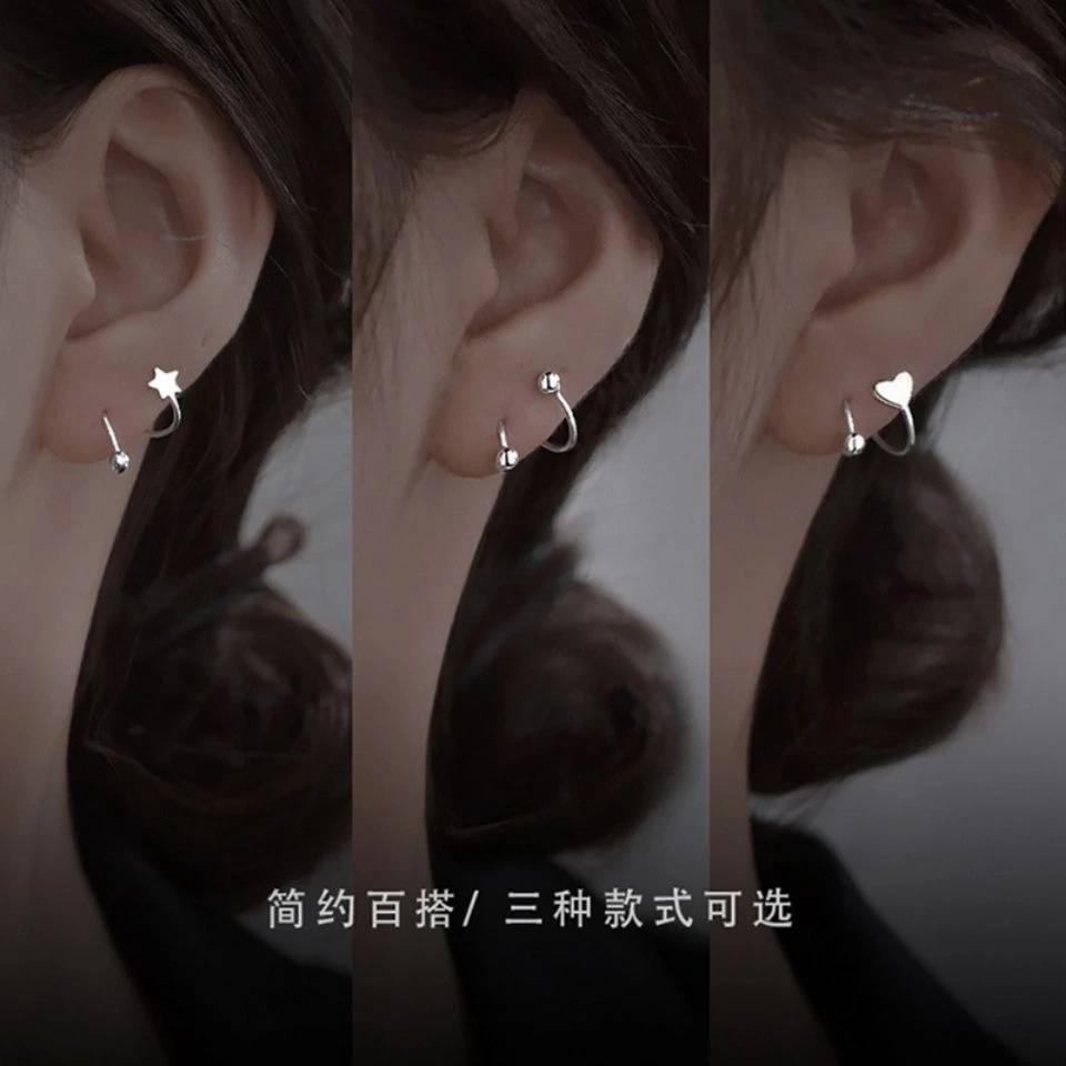 非金属耳饰 螺旋耳钉女新款潮耳骨钉小巧耳环轻奢小众设计感耳饰