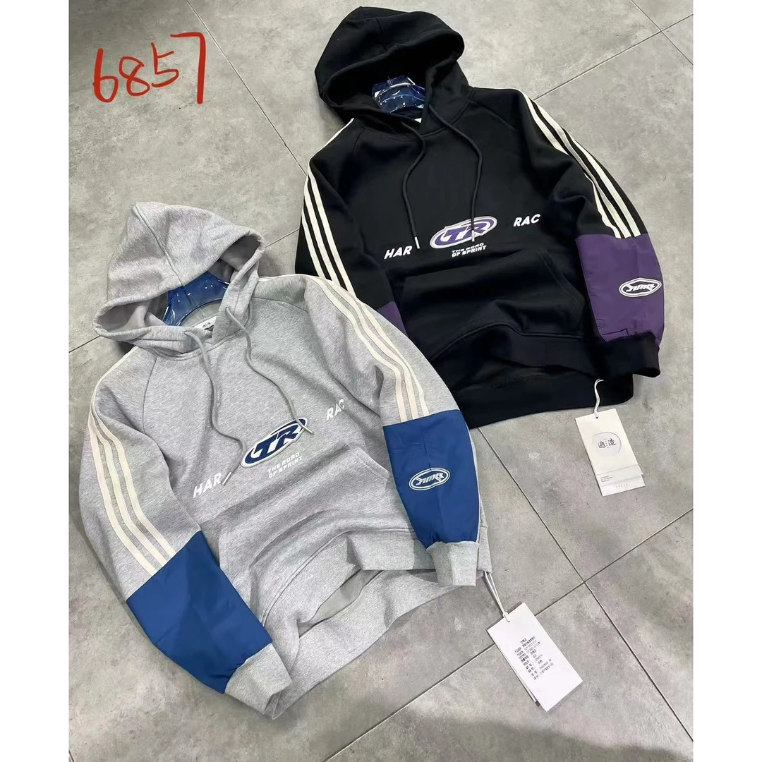 大占推荐   6857  简约休闲时尚加绒卫衣