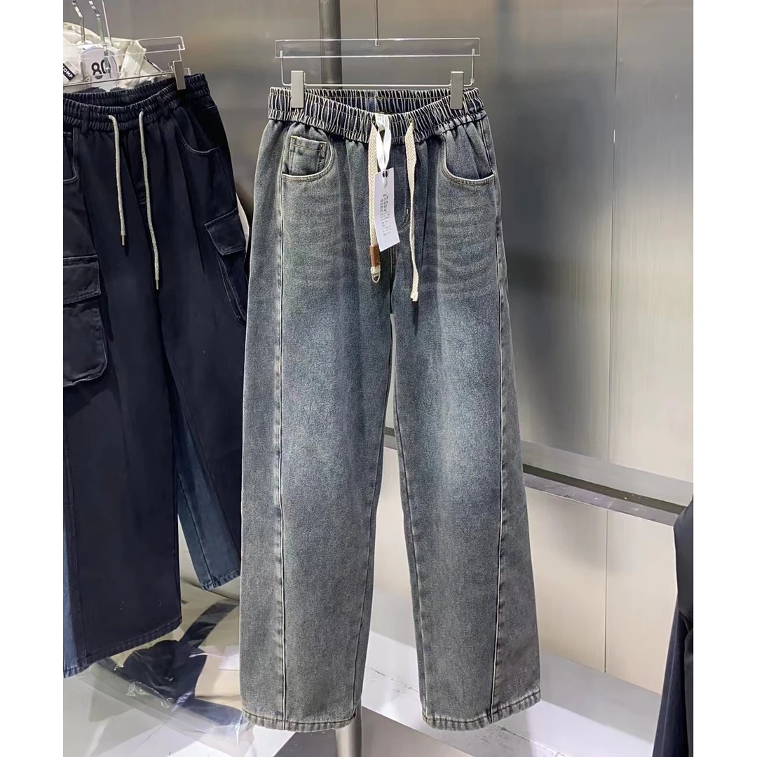 大占推荐 98286 潮牌休闲时尚加绒牛仔裤休闲裤