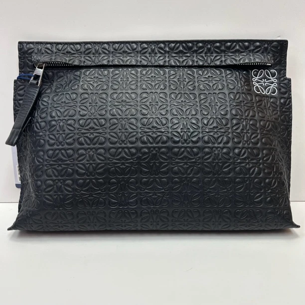 99新 LOEWE/罗意威 罗意威老花压纹手拿包937