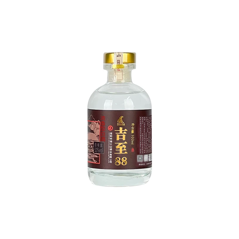 JI GONG SHAN/鸡公山白酒吉至88小酒版浓香型52度100ml